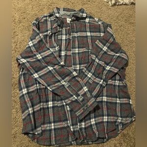 Goodfellow & Co Blue and Red Plaid Shirt